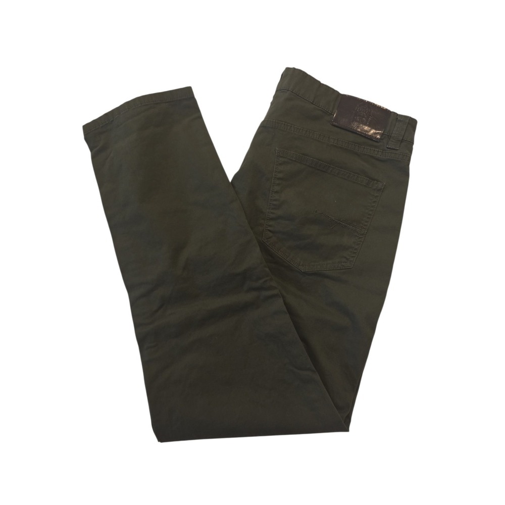 Copper & Oak Men's 36x32 Olive Green Straight Leg Stretch Chino Pants Inseam 29